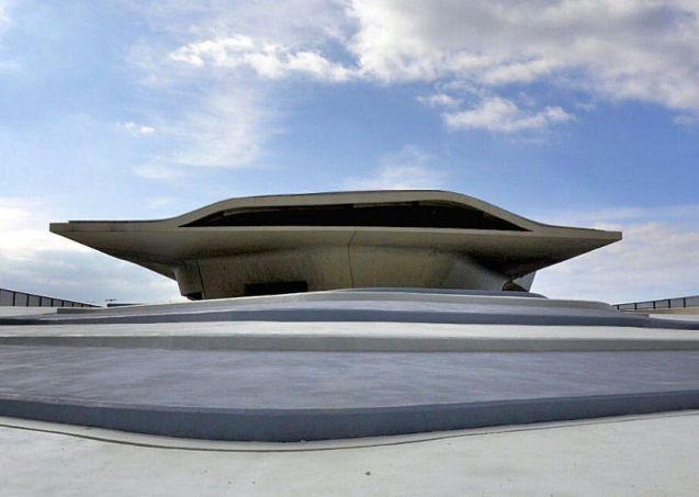 Zaha Hadid’s posthumous Stazione Marittima di Salerno. Photo Comune Salerno.