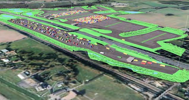 Consultation launched on proposed M20 truck park. More later.